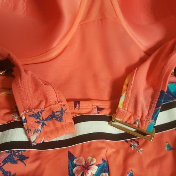 BOUTIQUE floral one piece swim suit Size 3X - Picture 2 of 9